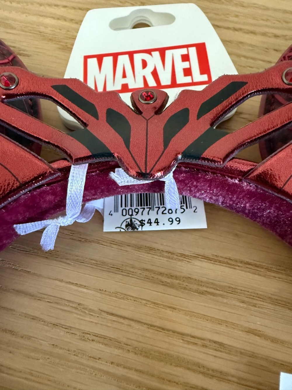 Disney Parks Marvel Scarlet Witch Loungefly Mickey Mouse Ear Headband - Picture 7 of 9